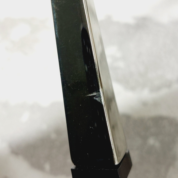 New Marc Fisher Karima Black Metallic Ankle Strap Heels Sandals T644 - Picture 12 of 14